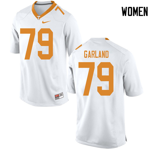 Women #79 Kurott Garland Tennessee Volunteers College Football Jerseys Sale-White